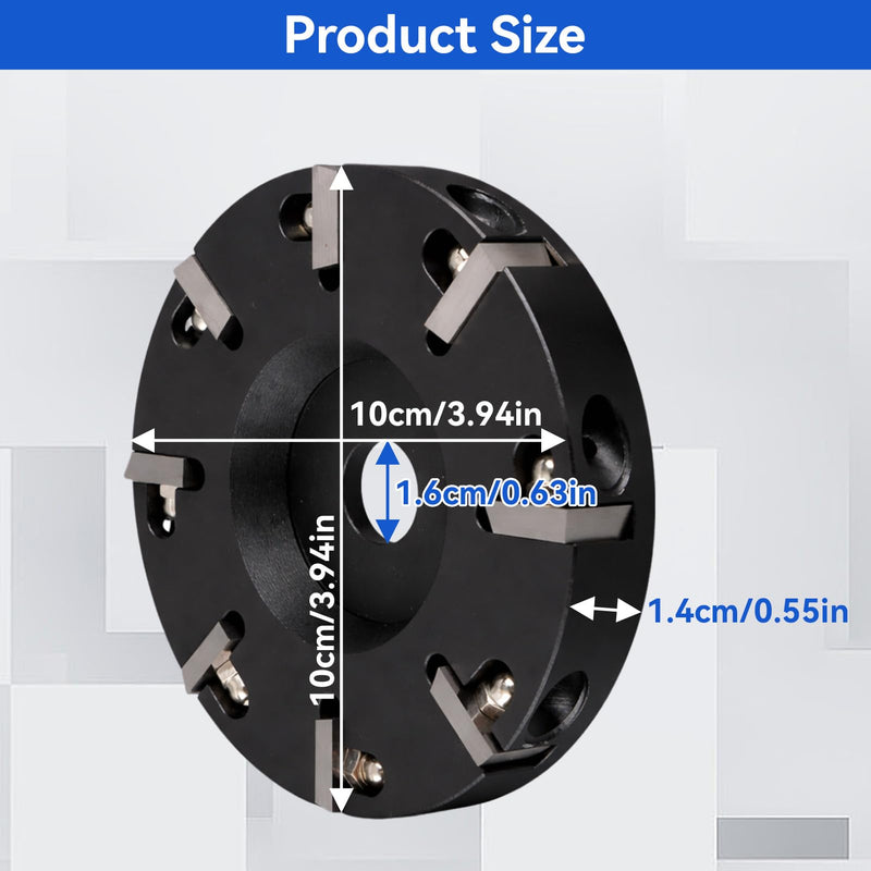 Hoof Trimming Disc 8 Teeth, Professional Steel Livestock Hoof Trimming Plate for Cattle Cows Horses Sheep Treated Rotary Grinder Disc for Angle Grinder Cow Hoof Repair Tool (3.9 x 0.6 inch)