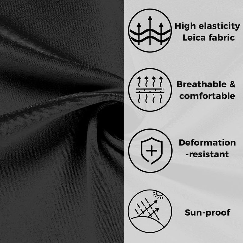 Ride Horse Fly Mask with Ear Protection, Protective Face Cover, Super Stretchy Comfort for Horse-Adult, 3PCS-1Blue1Silvery1Rose Sakura