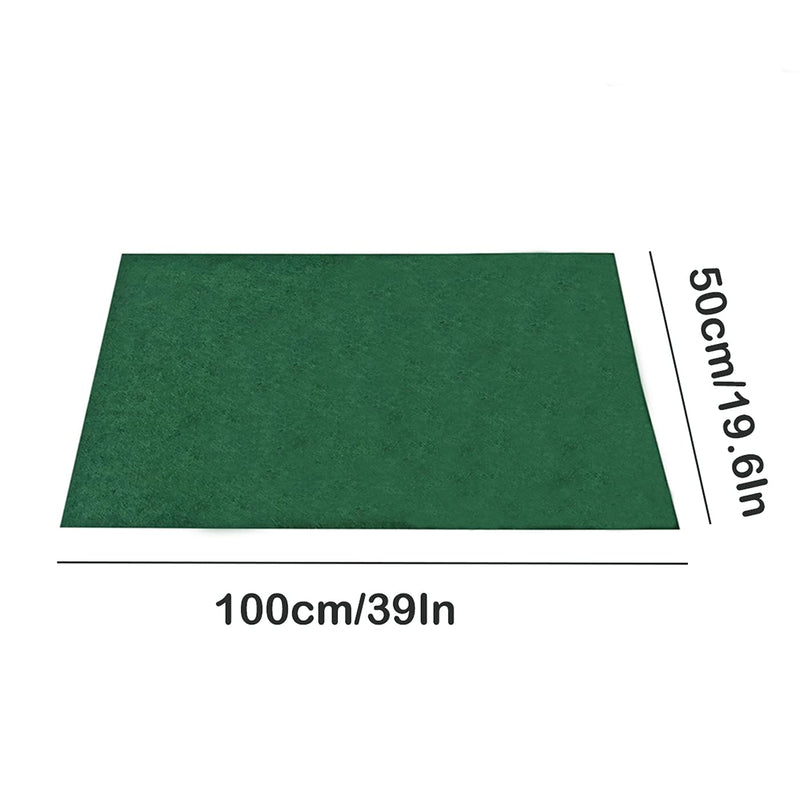 HERCOCCI Reptile Carpet, 39’’ x 20’’ Terrarium Bedding Substrate Liner Reptile Cage Mat Supplies for Bearded Dragon Lizard Tortoise Leopard Gecko Snake (Green) Green