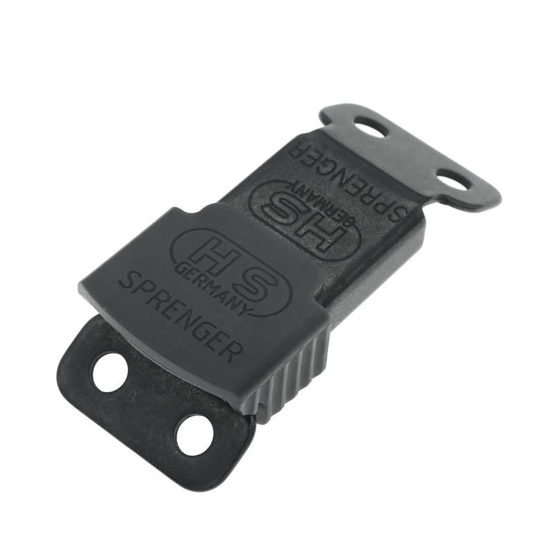 Herm Sprenger Black Stainless Steel ClicLock Buckle Quick Release Fastener for Dog Training Prong Collar for Small Medium Large Dogs Made in Germany (2.25mm) 2.25mm - PawsPlanet Australia