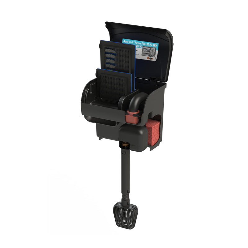 Aqua-Tech Ultra Quiet Power Filter, For Aquariums 10-20 Gallons New - 10 to 20 Gallon - PawsPlanet Australia