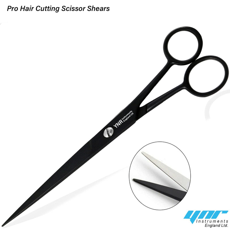 Pet Grooming Scissors, Scissors for Pets, Pet Grooming Tools, Scissor Guard, Cat and Dog Hair Cutting Scissors, Stainless Steel, Professional Shears, Pet Hair Removal (Black) - PawsPlanet Australia