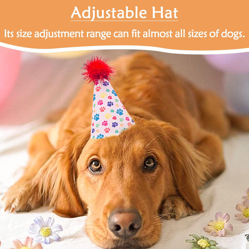 6pcs Dog Birthday Hat Party Hats Supplies for Small Medium Boy Girl Doggie Puppies Cat Kitten Decorations Grooming Accessories…