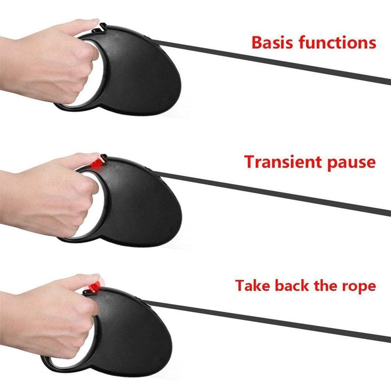 Auto Retractable Dog Leash Explore Training Lead - 10 Ft/16.6Ft Pet Dog Walking Running Rope - PawsPlanet Australia