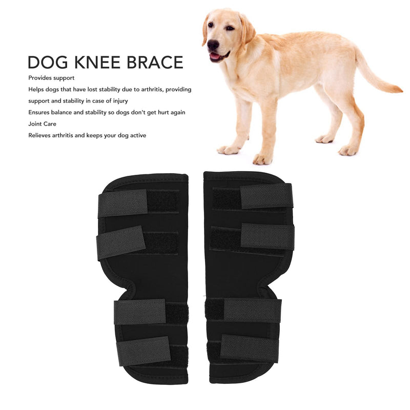 Dog Knee Brace for Hind Leg, Breathable Joint Protection for Pain Relief, Support Brace for the Dog's Rear Leg for Post-Surgery (XL)