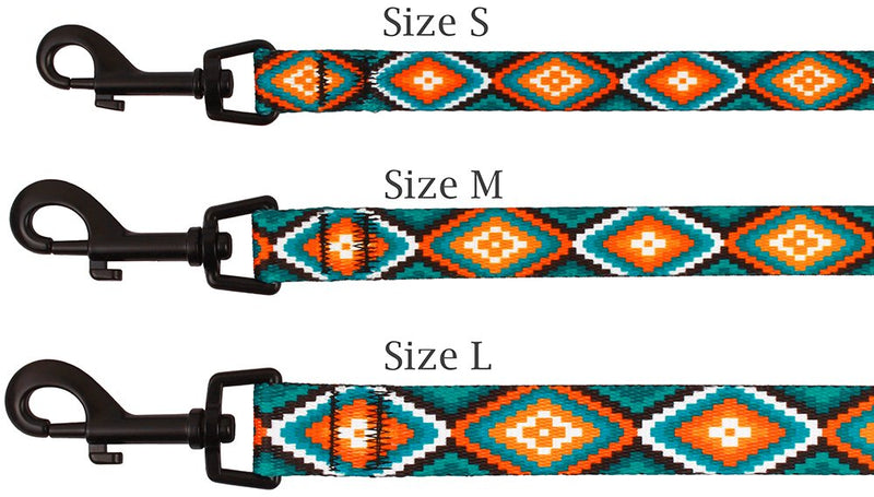 CollarDirect Nylon Dog Leash 5ft Tribal Pattern Durable Walking Pet Leashes for Dogs Small Medium Large Puppy (Pattern 3, S) Pattern 3 - PawsPlanet Australia