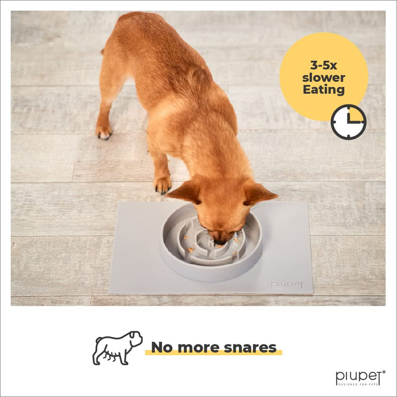 PiuPet® Slow Feeder dogs & cats I 300ml I foldable I Slow Feeder dog bowl I Slow Feeder cat bowl I Dog bowls to slow down eating i Dog bowls/Cat bowls