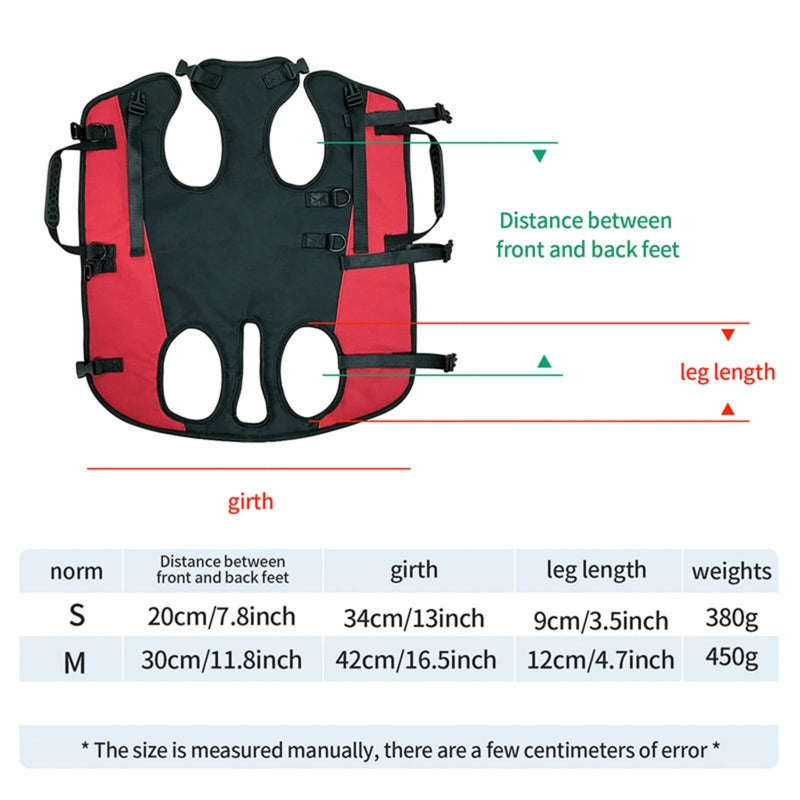 Dog Backpack Carrier for Medium/Small Dogs Dog Carrying Backpack Emergency Backpack Old, Disabled, Joint Injuries, Arthritis, Senior Dogs Up and Down Stairs, Cars Dog Hiking Backpack (S) S - PawsPlanet Australia