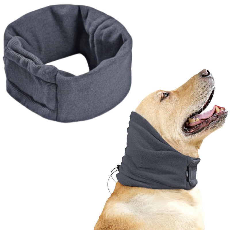 Dog Snood Ear Protectors Calming Hood for Dogs Ear Protection Anxiety Relief and Calming Noise Reducing Adjustable Muffs Dog Neck and Ear Warmer (S) S