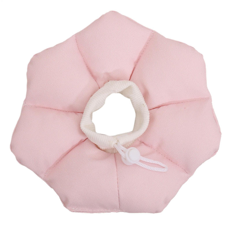 Cat protection collar for cats | Anti-bite donut neck collar, for kittens, dogs, rabbits, chinchillas, ferrets and small animals, small pets like dogs, hamsters, ferrets against licking and scratching, pink, medium