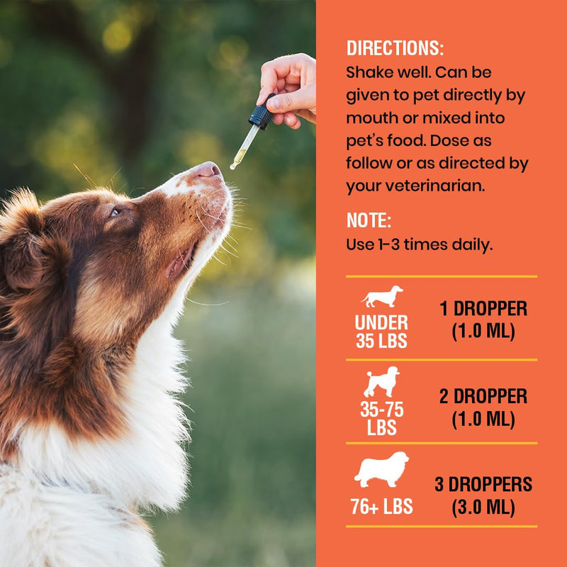 Vitamin C for Dogs, Helps Support Immune System, Vitamin C Liquid Supplement, Dog Immune Booster, Bacon Flavored, 8oz 8 Ounce