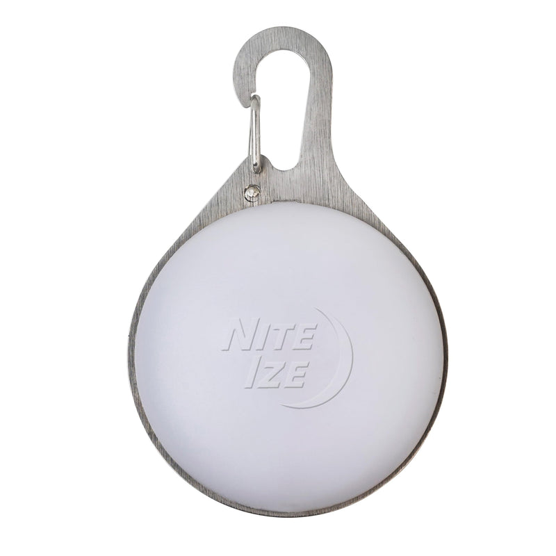 Nite Ize SpotLit Splash Waterproof Rechargeable Collar Light - Supports Visibility on Night Walks - Four Colors in Glow, Flash or Color-Changing Disc-O Mode - Waterproof & Submersible - Disc-O Tech