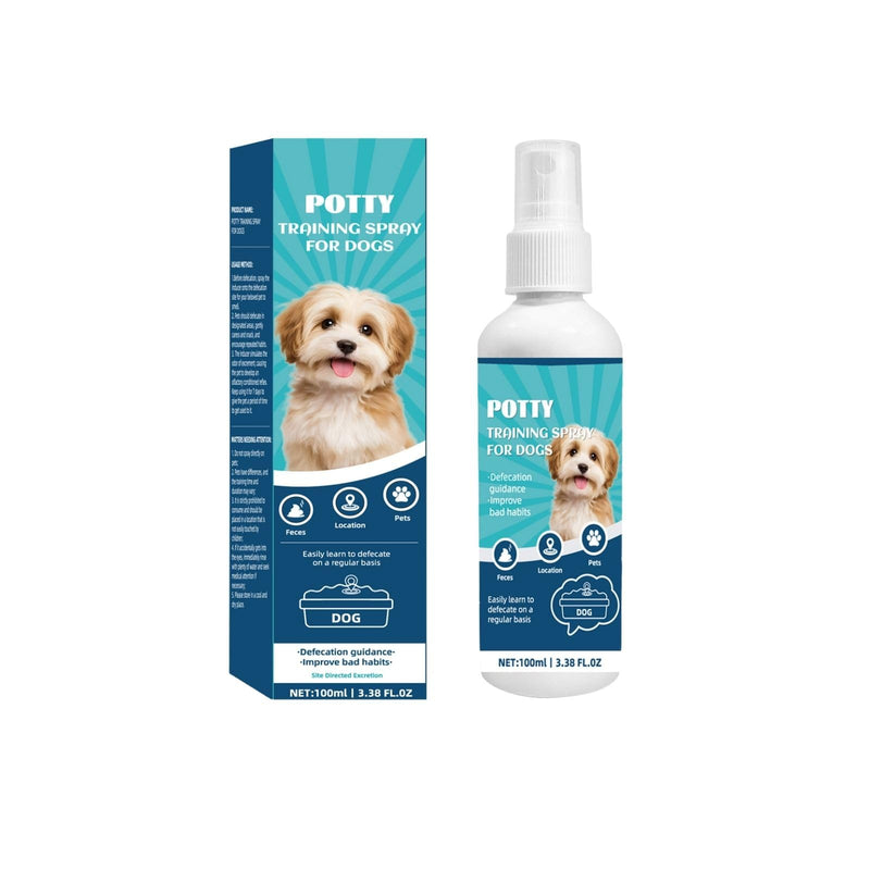 Dog Potty Training Spray - Effective Puppy Potty Training Aid for Indoor & Outdoor Housebreaking - Attractant Scents for Dogs & Puppies - Shortens Training Time & Saves Floors,3.38oz