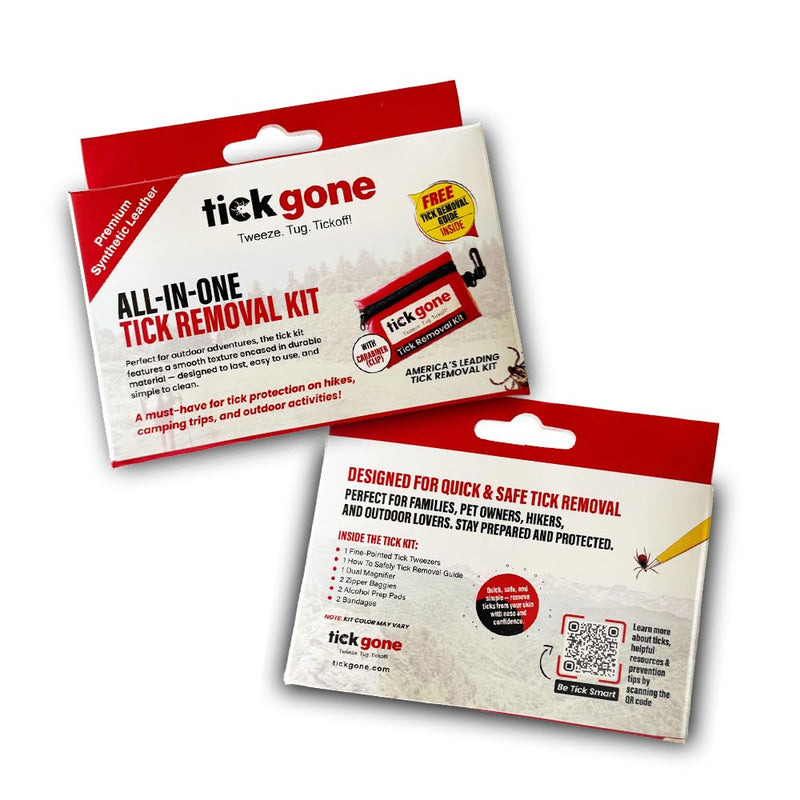 Complete Tick Removal Kit Tools for Hiking, Traveling, Camping