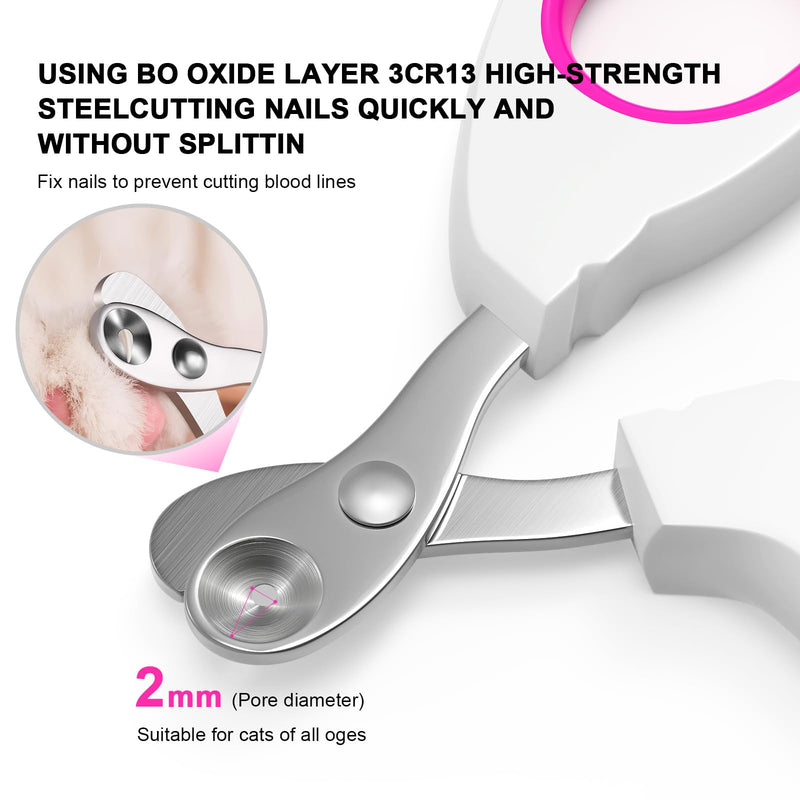 Cat Nail Clippers, Cat Claw Trimmers, Suitable for Small Animals Such as Cats, Birds, Hamsters, Rabbits, Hedgehogs, ferrets, Chinchillas, Guinea pigs，Etc, Professional Nail Trimmers for Small Animals. - PawsPlanet Australia