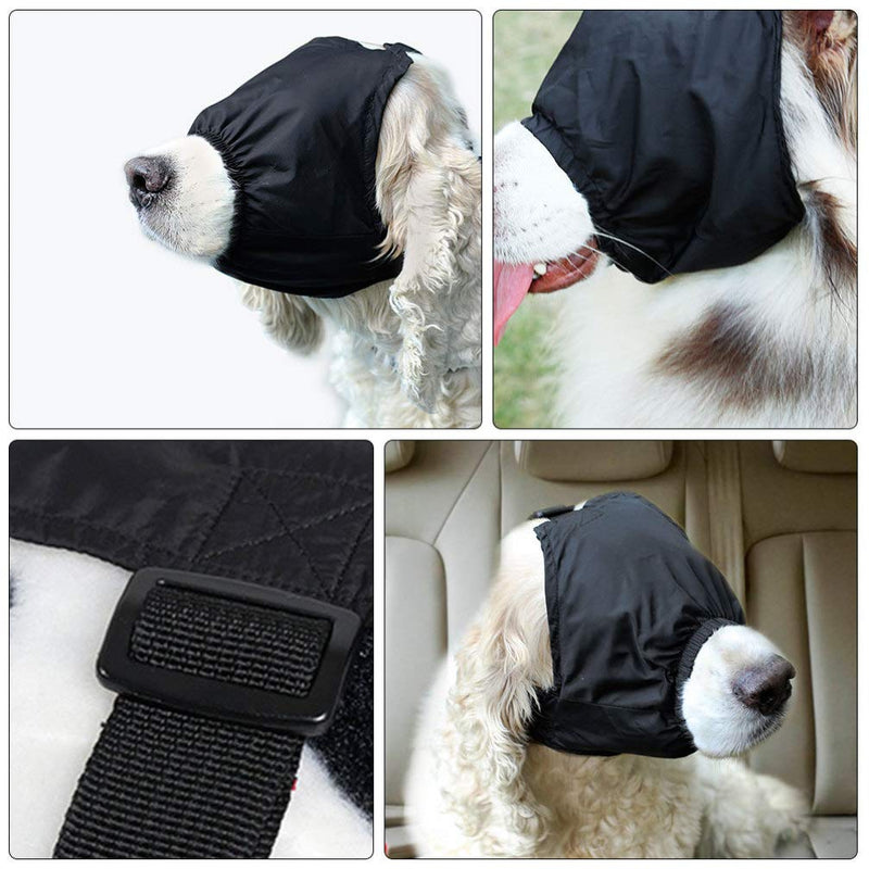 balacoo Pet Eye Mask for Dogs Size L Soft Breathable Blindfold Soothing Animal Eye Mask for Grooming and Car Trips