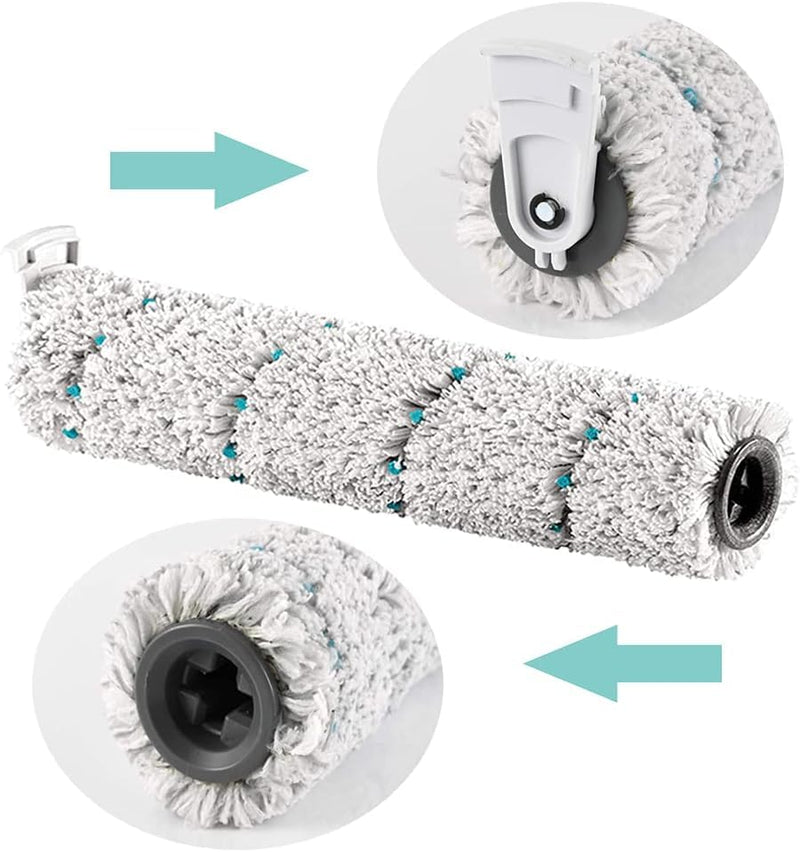 Replacement compatible with Bissell CrossWave X7 Pet Pro 3011 3055 3277 3279 3276A,1 Pack 2787 Multi-Surface Brush Roll+2 Pack 2788 Pet Brush Rolls+3 HEPA Filters large