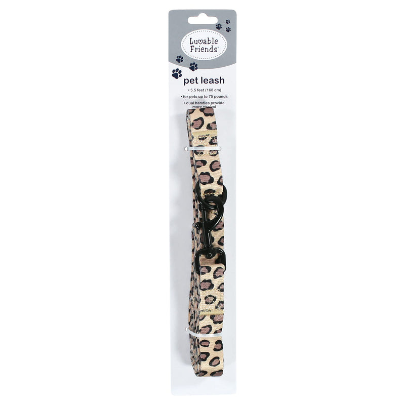 Luvable Friends Unisex Pet Leash, Leopard, One Size - PawsPlanet Australia