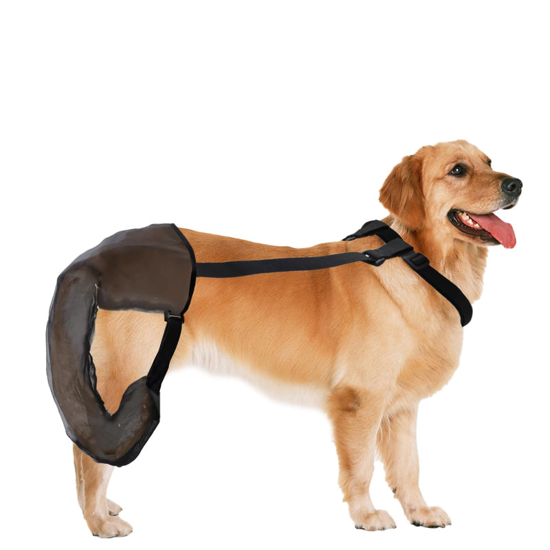 Dog Tail Guard Dogs Tail Protector Bag Dog Breathable Net Tail Protector Dog Breathable Mesh Cover Dogs Tails Heal Sleeve with Velcro for Dog Happy Tail Solution