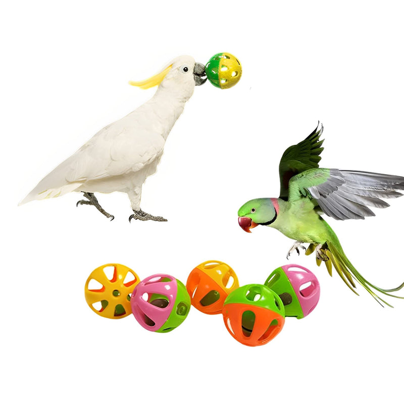 Bird Toys Parakeet Cage Accessories: 11pcs Bird Toy Swing Set for Bird Cage - Colorful Natural Toys Suitable for Parrot Cockatiel Budgie Conure Mynah Lovebird - PawsPlanet Australia