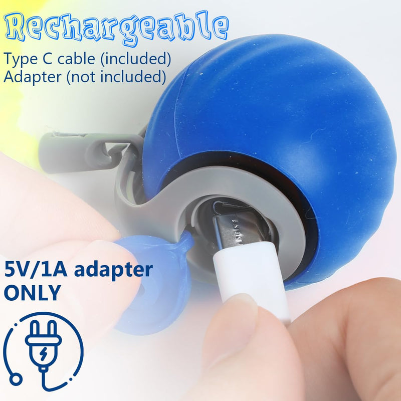 Speedy Tail 2.0,Speedy Tail Cat Toy,Smart Interactive Cat Ball Toy for Indoor Cats with 3 Tails 2 Speeds,Obstacle Avoidance Smart Cat Toys for Keep Them Busy for Small/Medium/Large Cats (Blue) Blue - PawsPlanet Australia