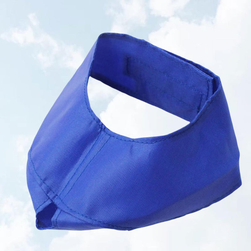 STOBAZA Bite-Proof Pet Blind Cat Eye Mask Made of Breathable Nylon with Small Hole and Velcro Strap for Cats and Dogs During Bathing and Manicure