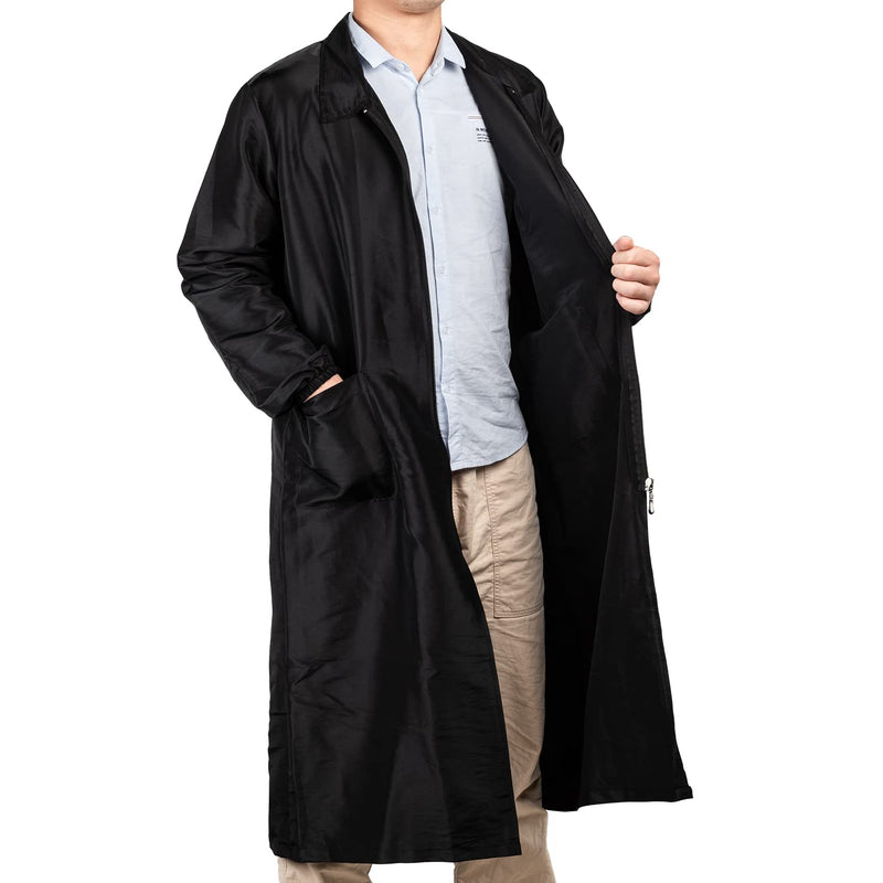 Noverlife Long Length Pet Grooming Workwear with Pockets, Lightweight Anti Static Hairdresser Smock Barber Jacket X-large Long Sleeves - PawsPlanet Australia