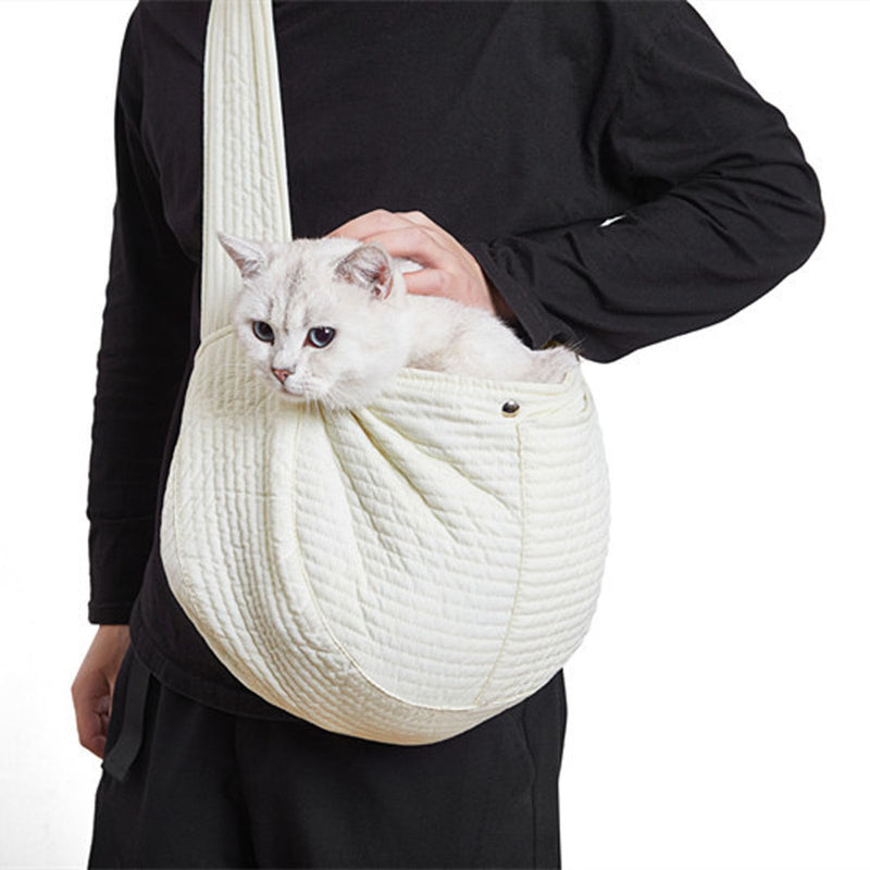 Pet Dog Sling Carrier, Widened Shoulder Strap, Portable Dog One Shoulder Carrier, Cat Carrier, Sling Bag Design for Pet Owners, Travel, Walks, Short Trips, Commuting - PawsPlanet Australia