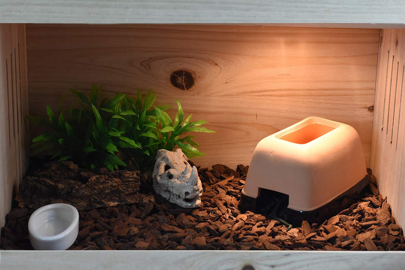 OMEM Reptiles Hideout Humidification Cave with Basin for Gecko Large - PawsPlanet Australia
