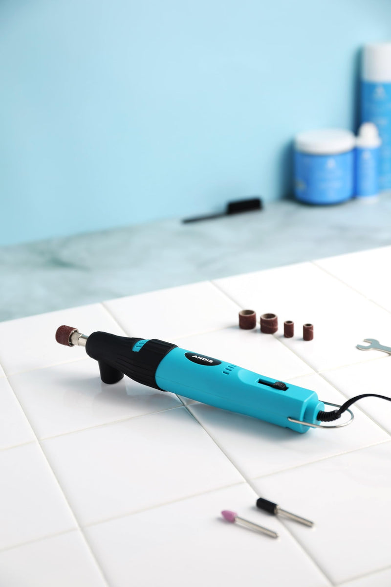 Andis 66820 EasyClip 2-Speed Pet Nail Grinder, Blue New Nail Grinder - PawsPlanet Australia