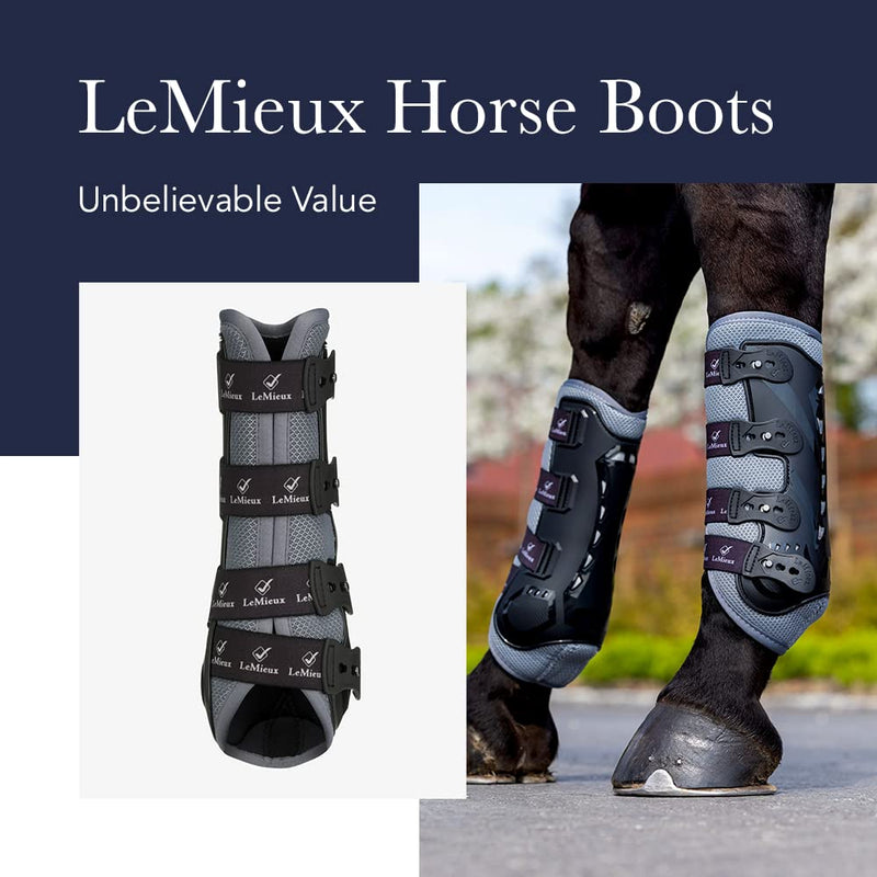 LeMieux Support Horse Boots - Protective Gear and Training Equipment - Equine Boots, Wraps & Accessories Medium White - PawsPlanet Australia