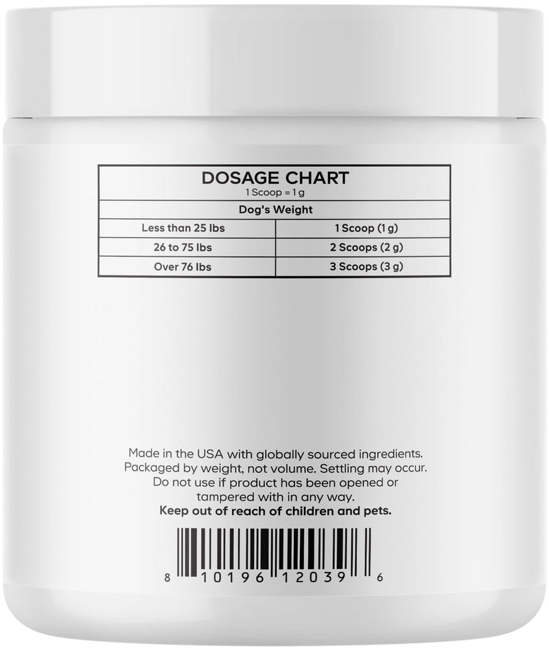 Dental Powder for Dogs – Canine Oral Care Supplement with Icelandic Kelp, Decaffeinated Green Tea, Enzyme Blend & Astaxanthin – Teeth, Mouth & Breath Powder for Dogs - Mint Flavour - 2.12 Oz