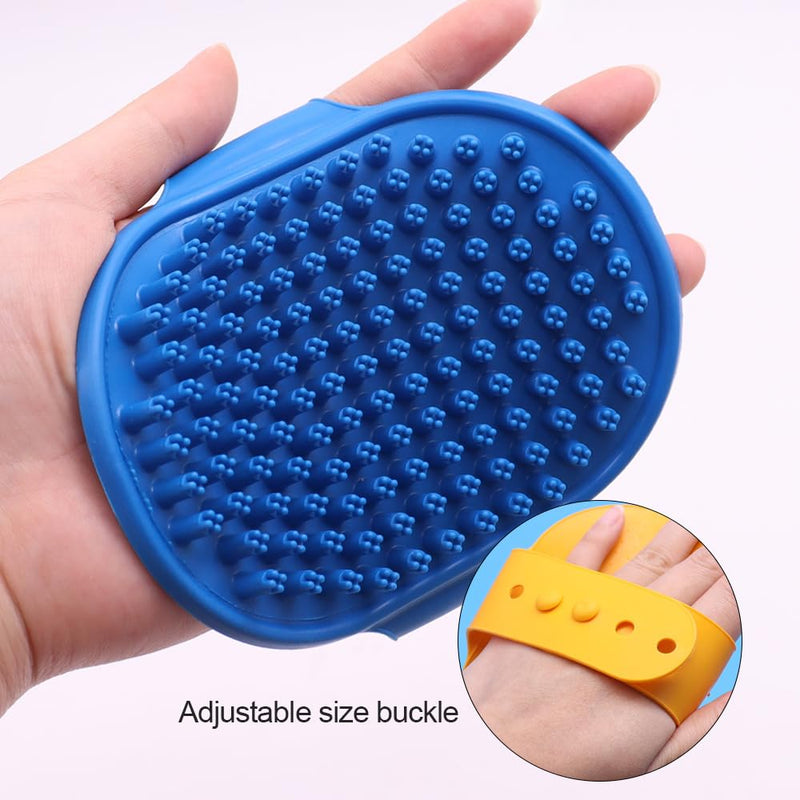 Dog Washing Gloves Brush for Pet: JOANGIHC 3PCS Dogs Shedding Wash Massage Gloves Grooming for Short Long Haired Dogs Cats (Pink) Pink - PawsPlanet Australia