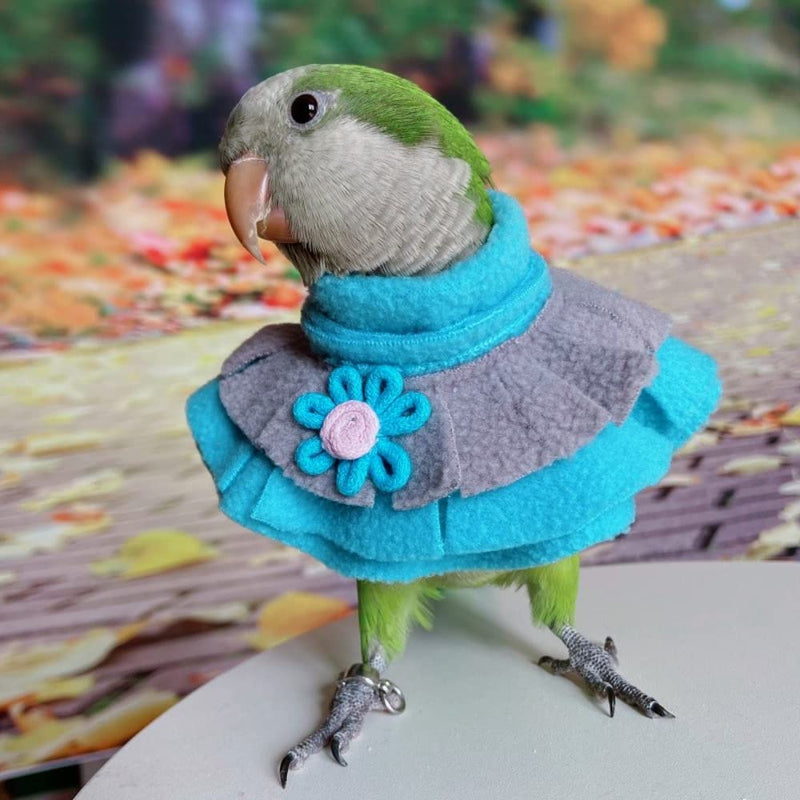 Bird Collar Anti Bite Elizabethan Recovery Cone, Bird Neck Protector for Feather Plucking, Bird Neckwear Full Body Shield, Bird Outdoors Windproof Cape Color Randomly (African Grey) African Grey - PawsPlanet Australia