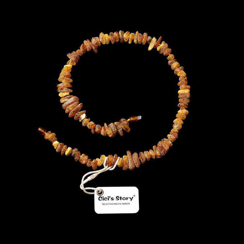 Amber Collar for Dogs and Cats - Certified Premium Quality Raw Baltic Sea Amber - 32cm - PawsPlanet Australia