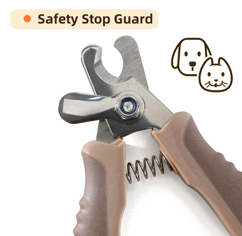 Dog Nail Clippers for Medium or Large Dogs Pet Nail Trimmers Pet Grooming Clippers with Safety Guard to Avoid Over Cutting M - PawsPlanet Australia