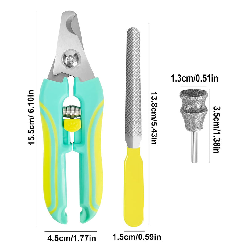Diamond Dremel Dog Nail Grinder Attachment & Dog & Cat Pets Nail Clippers and Trimmers, Dremel Accessories & Dog Nail Trimmers with Safety Lock to Avoid Over Cutting, Grooming Tool for Pets GCA - PawsPlanet Australia
