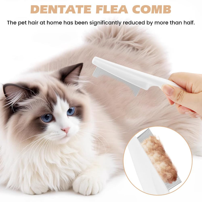 Dog & Cat Deshedding Brush - Pet Hair Removal Tool | Grooming Supplies for Short or Long Hair, Effective Combs for Shedding Control or Coat Cleaning - PawsPlanet Australia