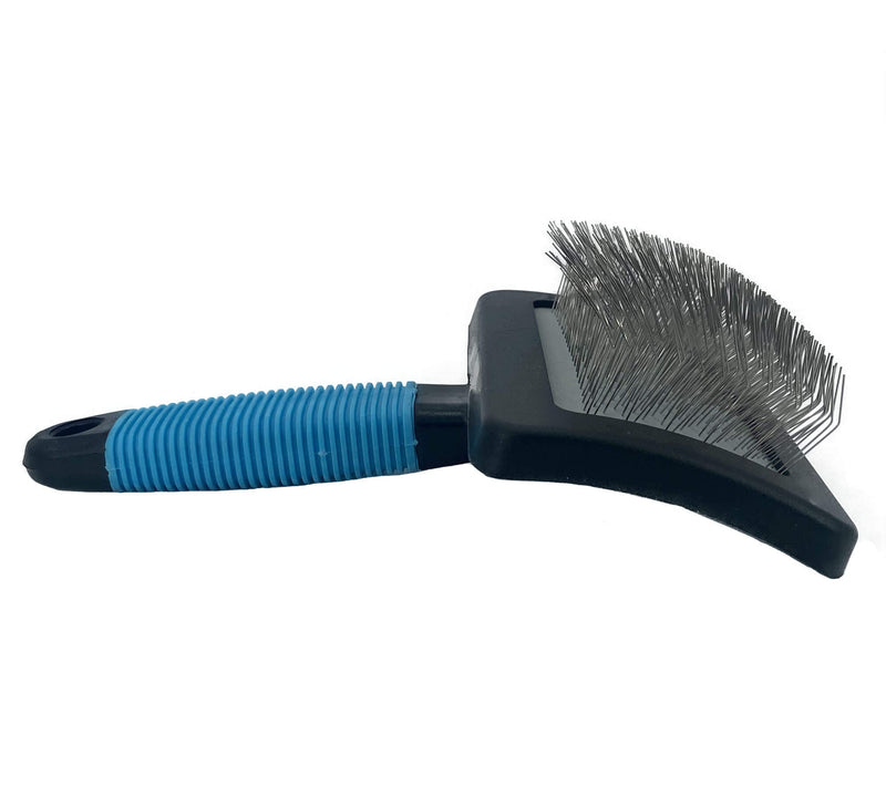 Large Firm Slicker Brush for Dogs Goldendoodles-Pet Slicker Brush With Soft Massage Grooming Stainless Steel Pins,Extra Long Pin Slicker Brush for Large Dog Pet Grooming Wire Brush and Deshedding - Removes Long and loose Hair - Undercoat - 25mm(1") - PawsPlanet Australia