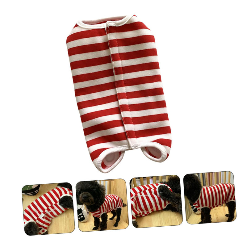 PartyKindom Dog Body Weaning Suit with Buttons, Breathable, Full Protection for Male and Female Dogs, Prevents Licking and Scratching in Wound Healing, Durable and Easy to Take Off