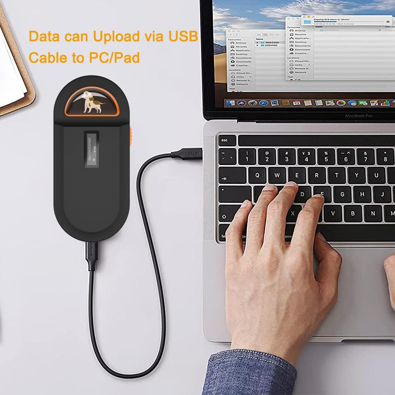 Pet Microchip Scanner, RFID Dog and Cat Microchip Reader, Supports EMID, FDX-B（ISO11784/11785）Microchips, for Animal Management No-bluethooth - PawsPlanet Australia