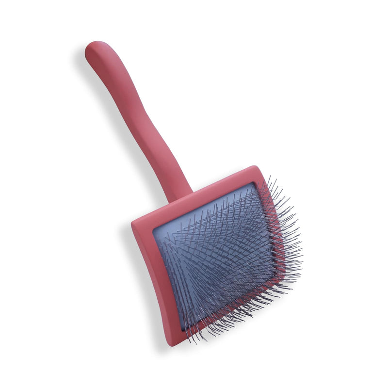 Big slicker brush for large dogs - Dog Brush for Shedding & Long Hair Cats Tool: Thick Coat Daily Care Painless Mat Remover Trusted by Pet Owners" (red) red - PawsPlanet Australia