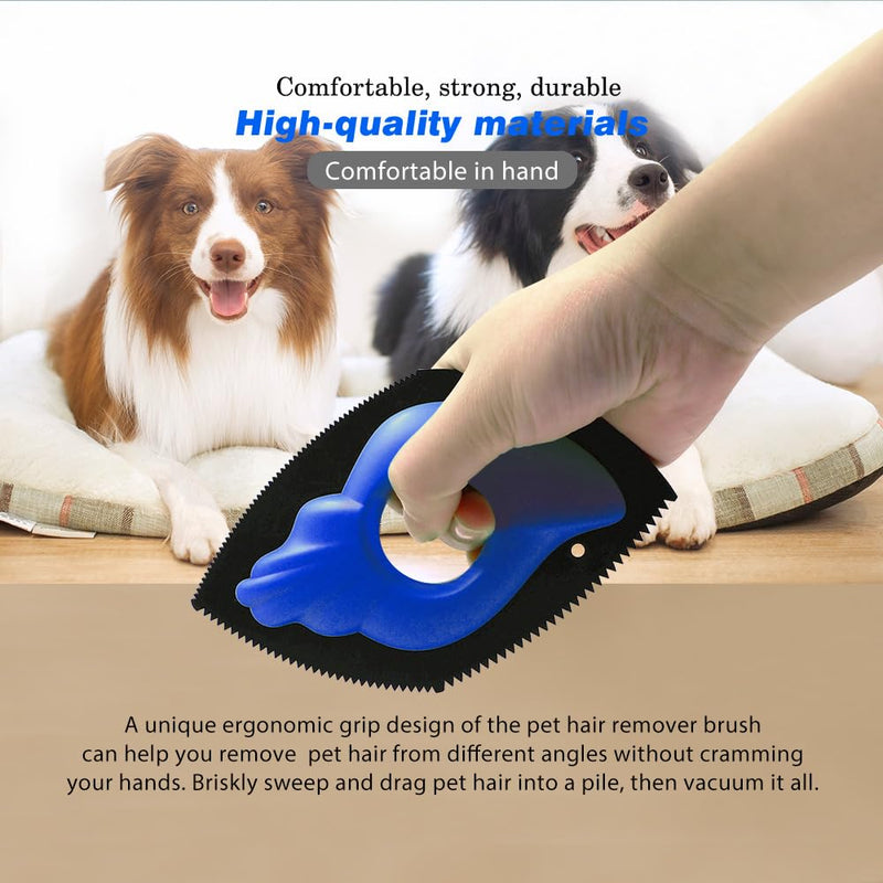 Pet-Pristine Pet Hair Remover Roller and Mini Detailer Combo Pack - Effortless Cats and Dogs Reusable Hair Removal for Couches, Beds, Carpets, Furniture - PawsPlanet Australia