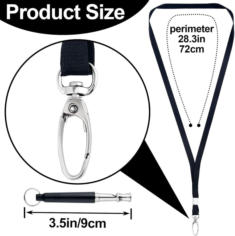 Dog Whistles, Adjustable Ultrasonic Silent Dog Whistle to Stop Barking Neighbors Dog, Professional Recall Dog Training Device with Lanyard - PawsPlanet Australia
