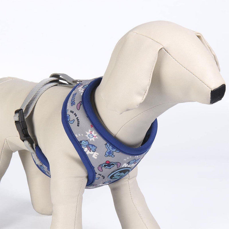 CERDÁ LIFE'S LITTLE MOMENTS Stitch Dog Harness XS-S, Adjustable Pet Harness for Small Dogs and Puppies, Lightweight Dog Walking Harness with Stitch Design Multicolor