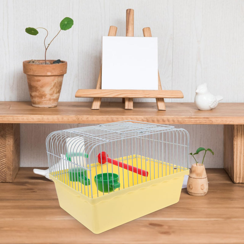 Garneck Small Bird Travel Cage: Portable Parakeet Carrier with Food and Water Box 9.2 Inch Animals Cage for Cockatiels Parrot - Easy to Carry for Short Trip, Daily Outing - PawsPlanet Australia