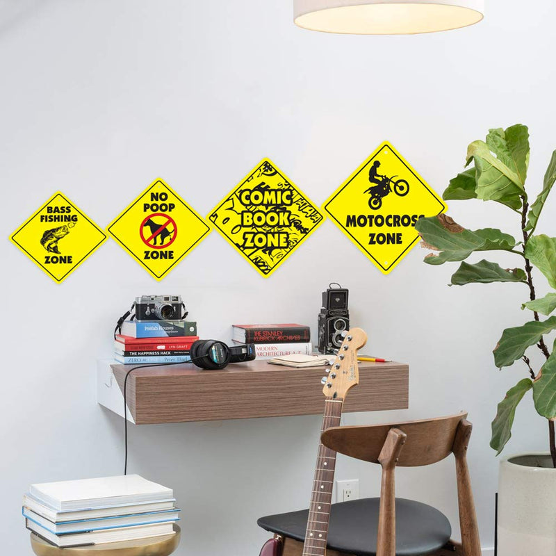 Pet Groomer Sign Crossing Zone Xing | Indoor/Outdoor | 20" Tall Scissors trimmes Leash Shampoo Dryer 20" Tall X 20" Wide Plastic Sign - PawsPlanet Australia