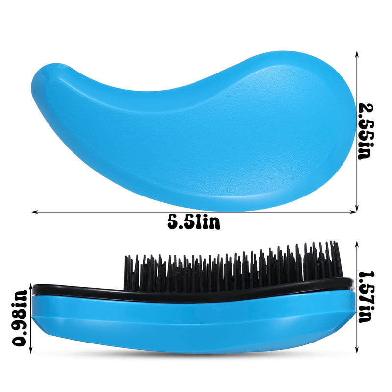 Small Dog Brush, Puppy Brushes for Grooming, Gently Cleaning Slicker Hair Brush for Teddy, Yorkies, Maltese, Shih Tzu, Chihuahua, Cats, Rabbits (Blue) - PawsPlanet Australia