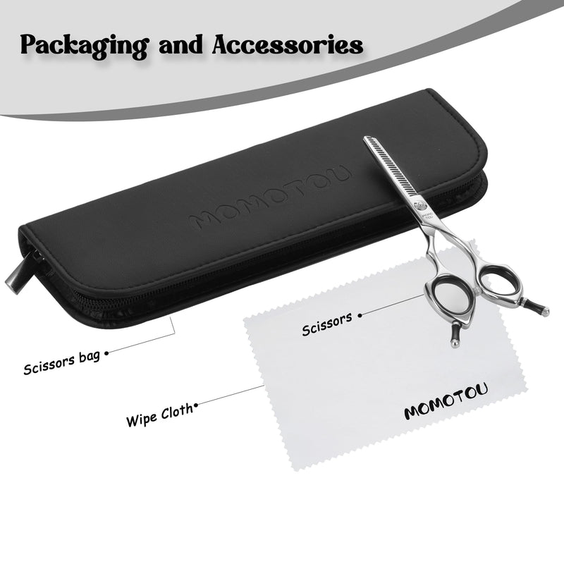 Dog Grooming Scissors 5 inch Small Thinning Scissors Super Light Professional 440C Stainless Steel Pet Shears for Trimming Face and Paws Nose Ear Easy Use. - PawsPlanet Australia