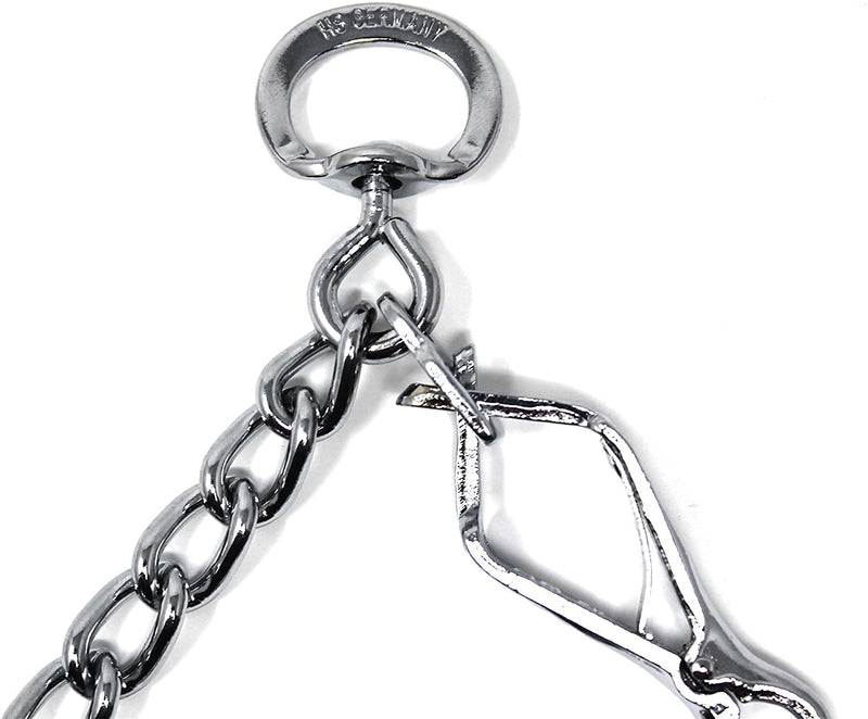 Herm Sprenger Prong Dog Training Collar with Quick Release Buckle Ultra-Plus Chrome Plated Steel Pet Pinch Collar No-Pull Collar for Dogs Anti Pull Training Collar Made in Germany 4mm x 25in XL